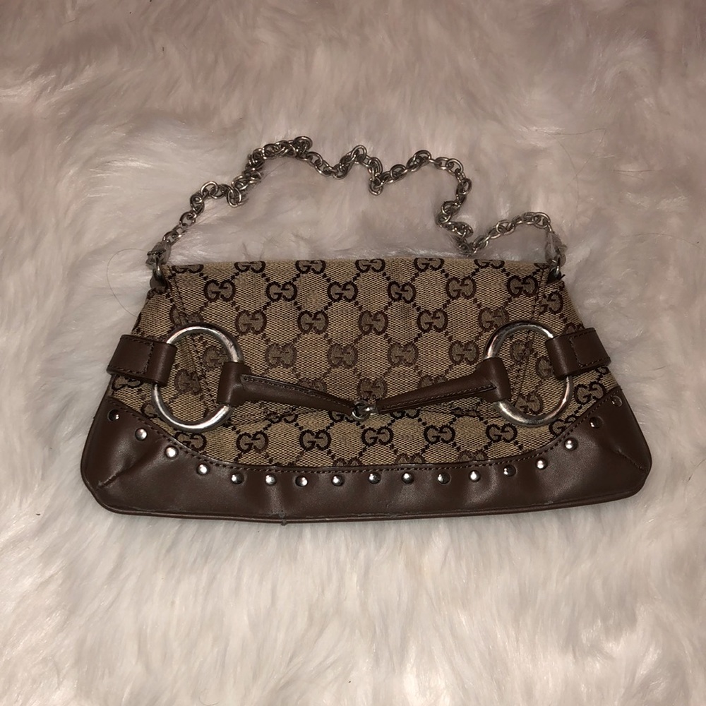 Vintage GG clutch